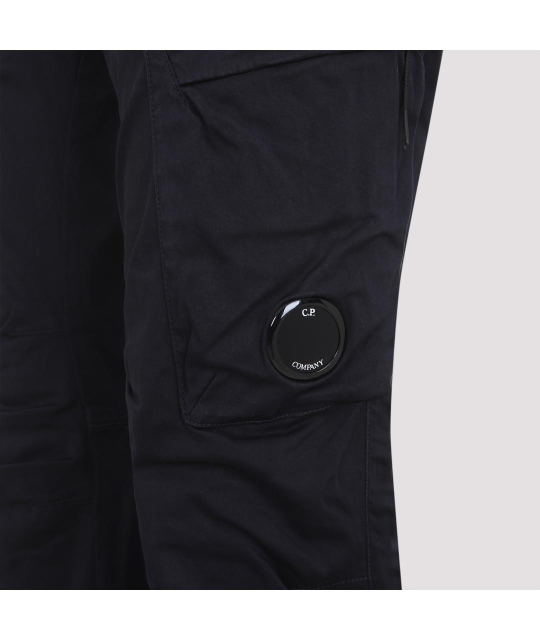 CP COMPANY Синие хлопковые повседневные брюки, фото 4
