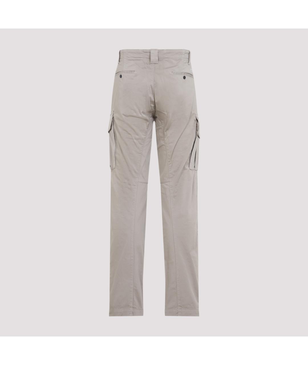 CP COMPANY Бежевые хлопковые повседневные брюки, фото 3