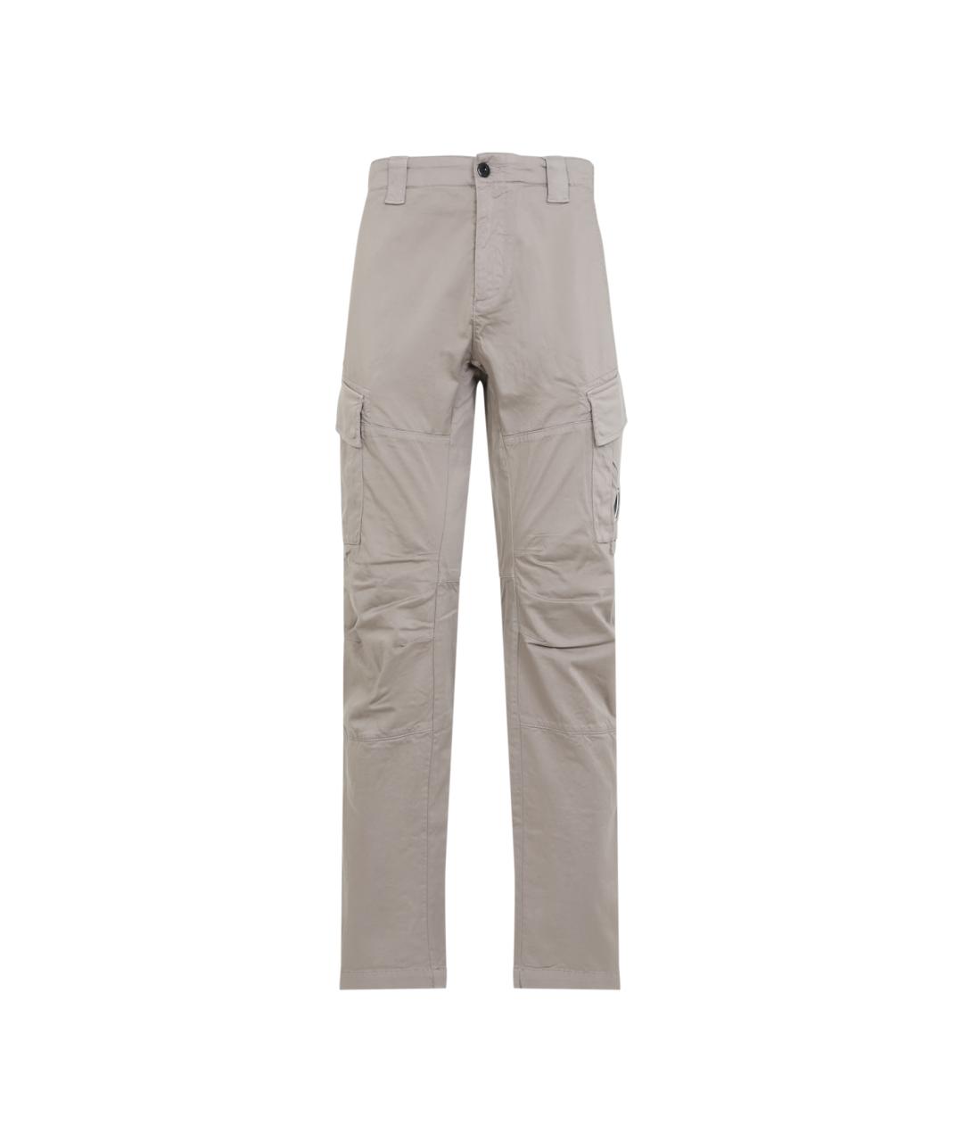 CP COMPANY Бежевые хлопковые повседневные брюки, фото 1