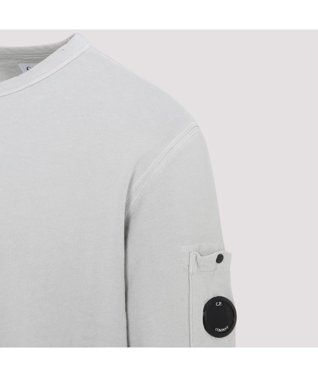 CP COMPANY Серый хлопковый джемпер / свитер, фото 4