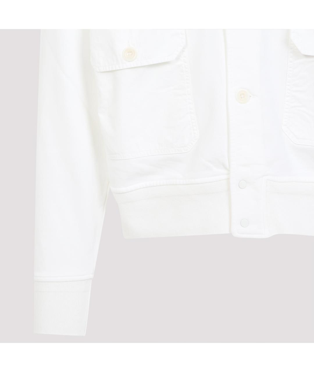 CP COMPANY Белый хлопковый джемпер / свитер, фото 4