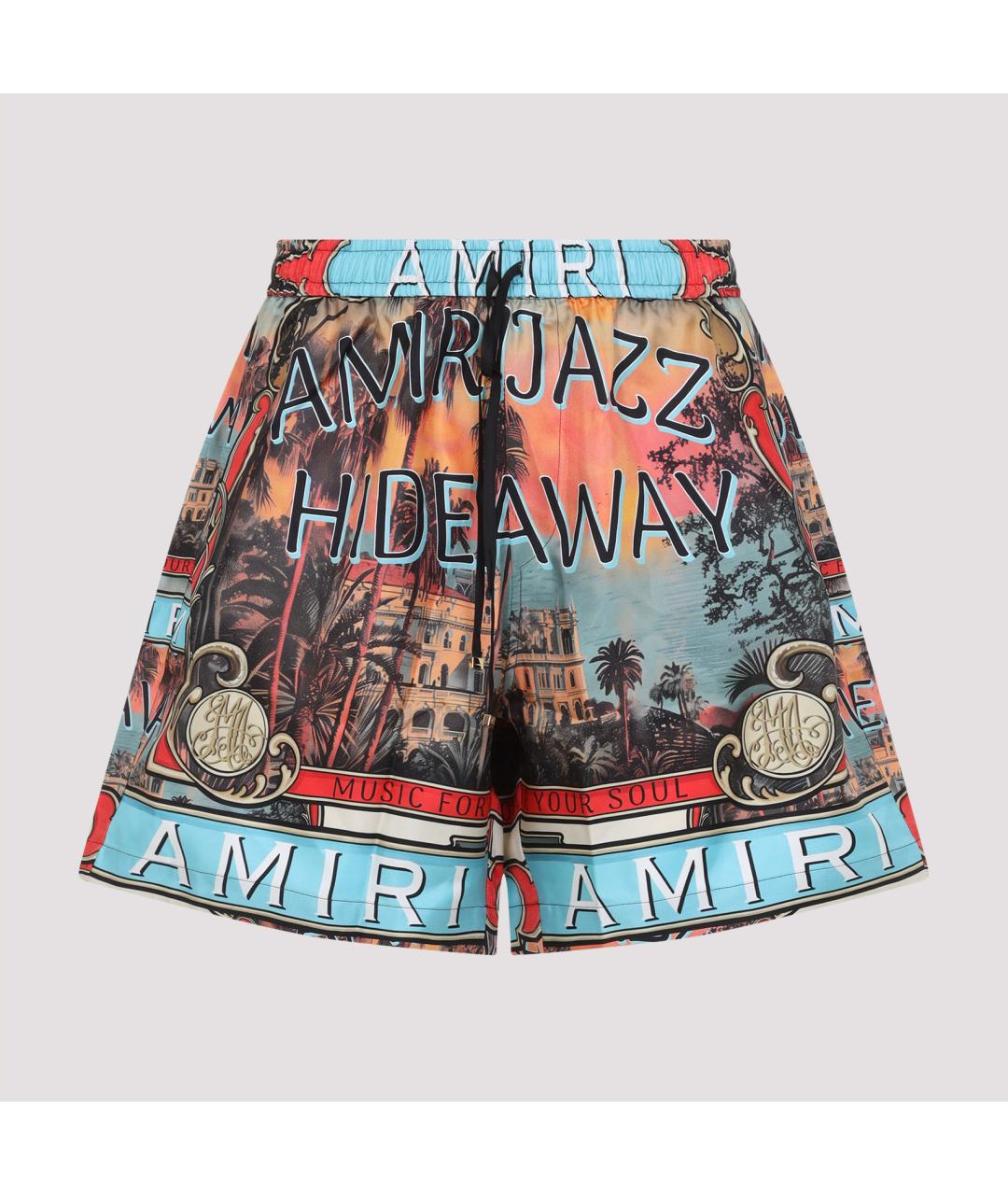 AMIRI Мульти шелковые шорты, фото 2