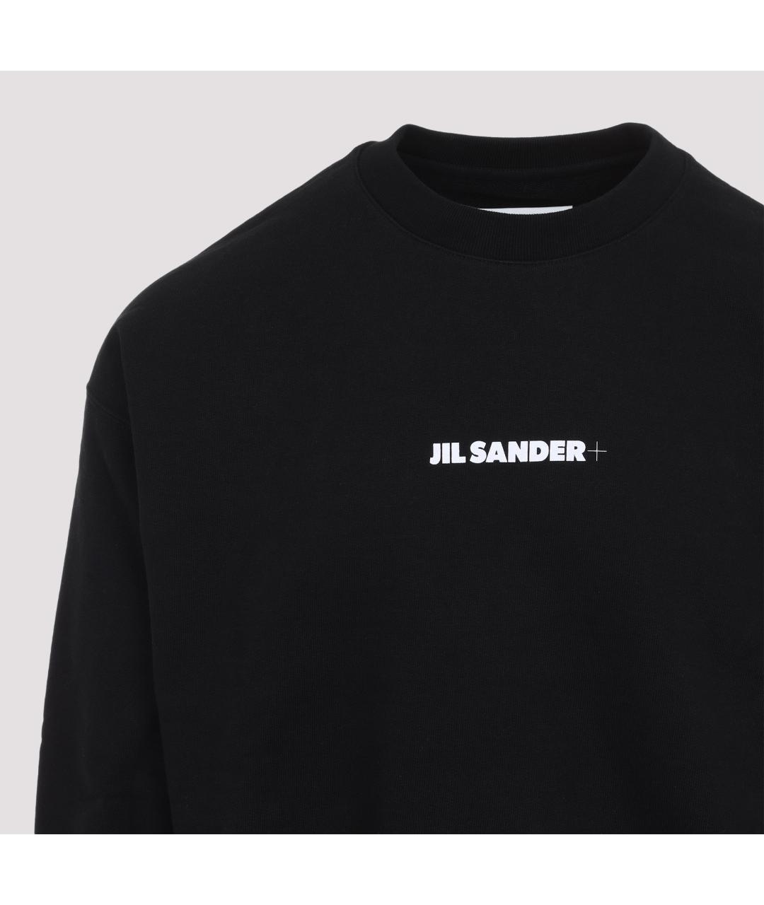 JIL SANDER Черный хлопковый джемпер / свитер, фото 4