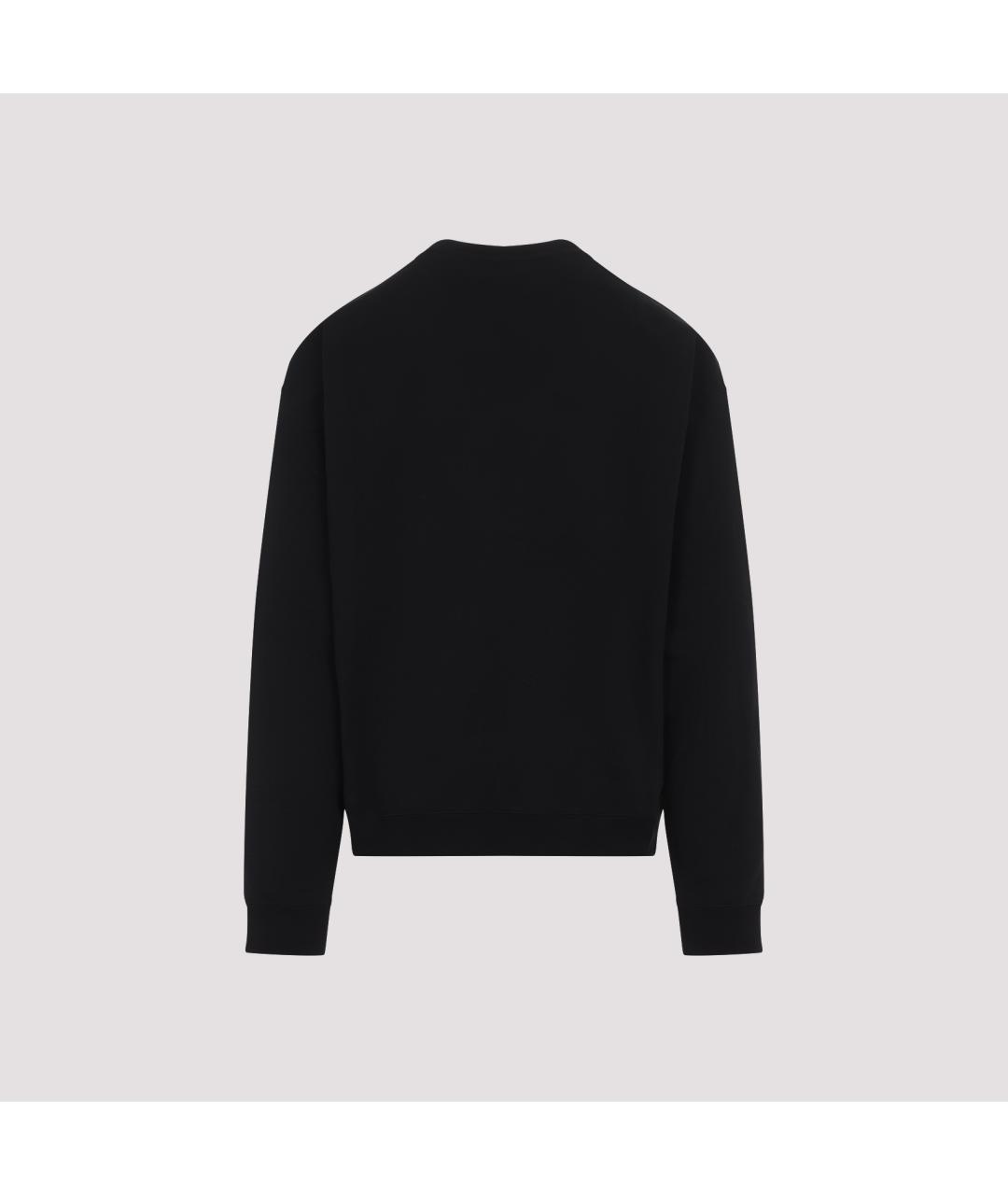 JIL SANDER Черный хлопковый джемпер / свитер, фото 3