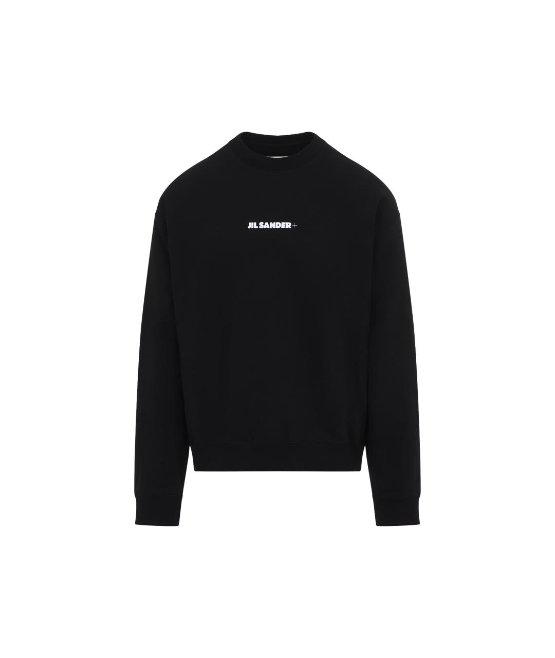 JIL SANDER Черный хлопковый джемпер / свитер, фото 1