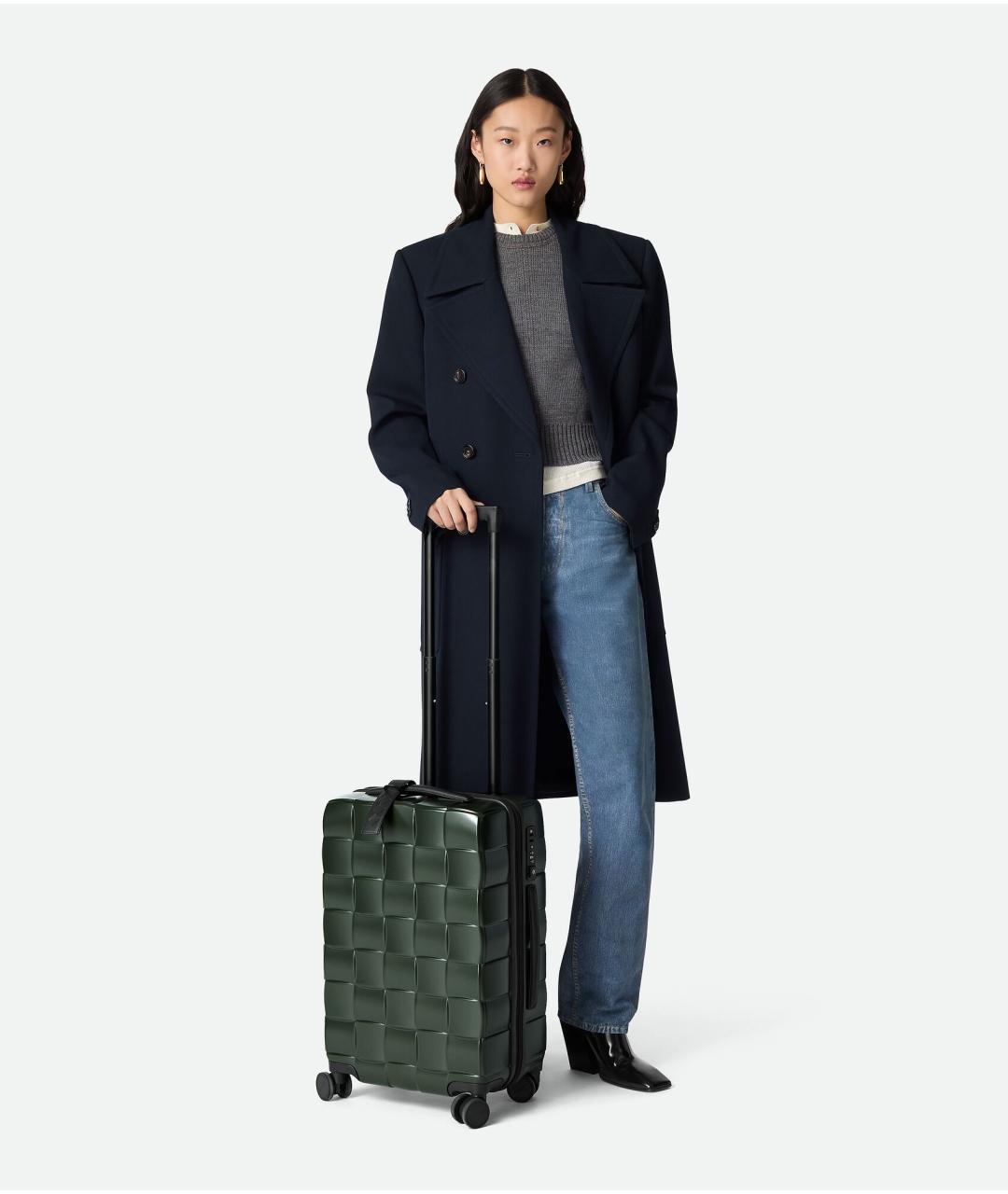 BOTTEGA VENETA Зеленый чемодан, фото 2