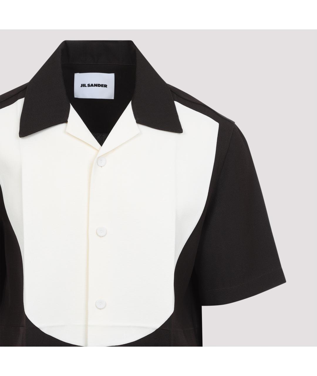 JIL SANDER Коричневая шелковая кэжуал рубашка, фото 4