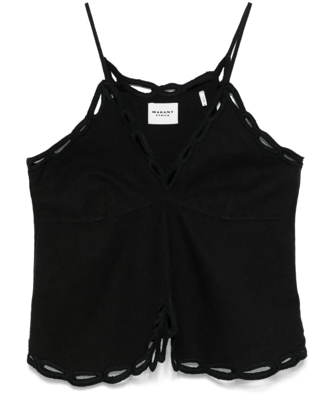 ISABEL MARANT Черная полиэстеровая майка, фото 1