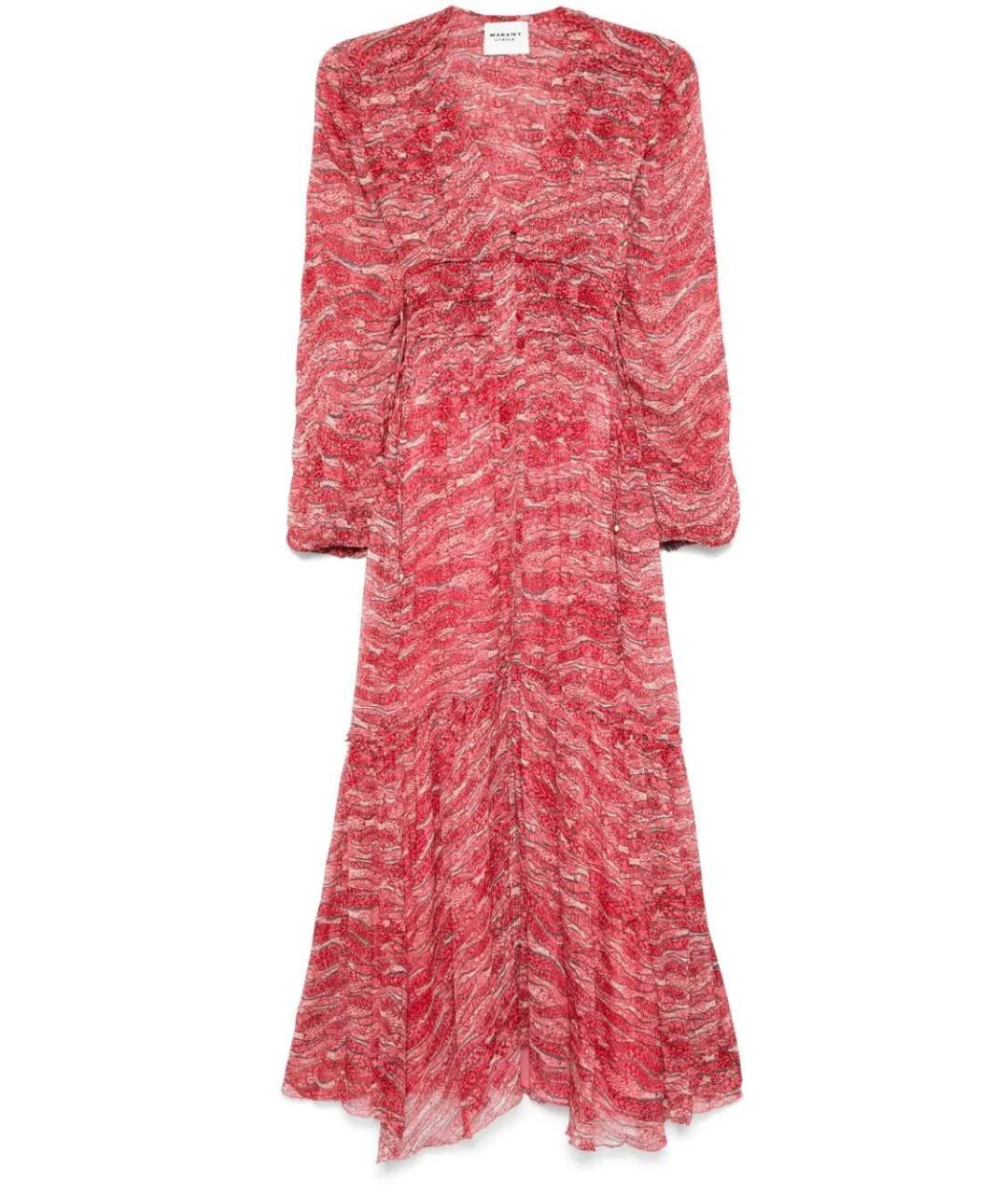 ISABEL MARANT Красное вискозное повседневное платье, фото 1