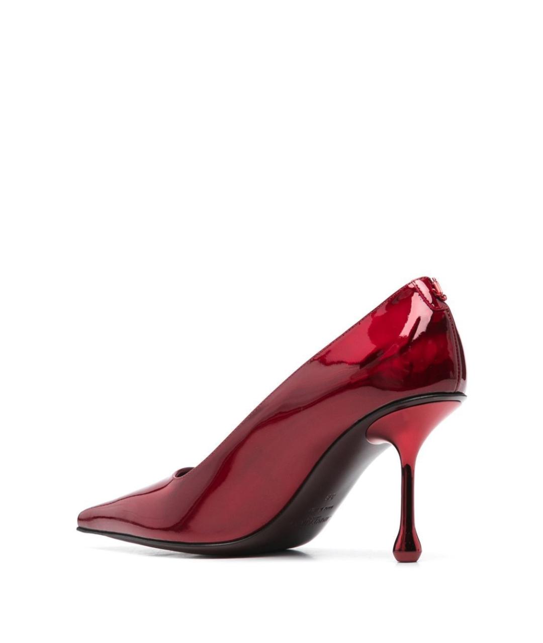JIMMY CHOO Красные туфли из лакированной кожи, фото 3