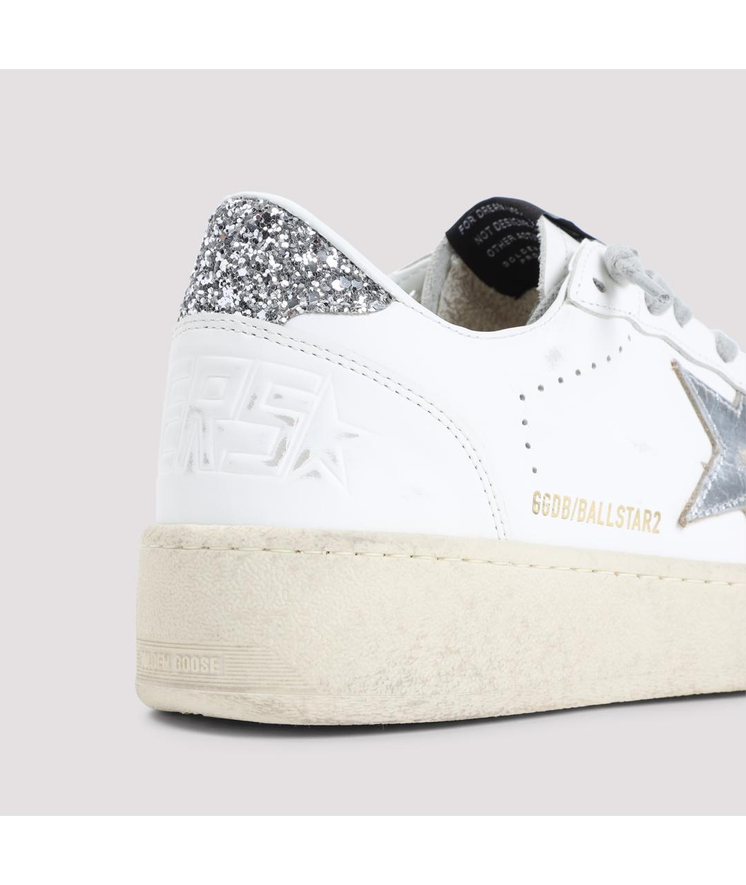 GOLDEN GOOSE DELUXE BRAND Белые кожаные кеды, фото 5