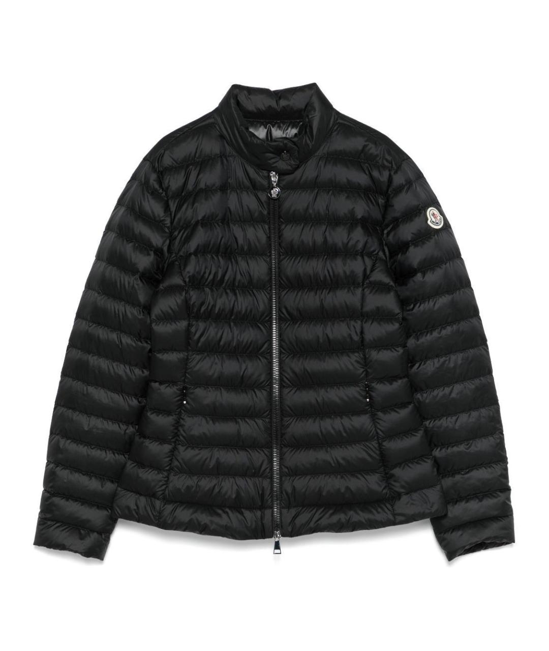 MONCLER Черная полиамидовая куртка, фото 1