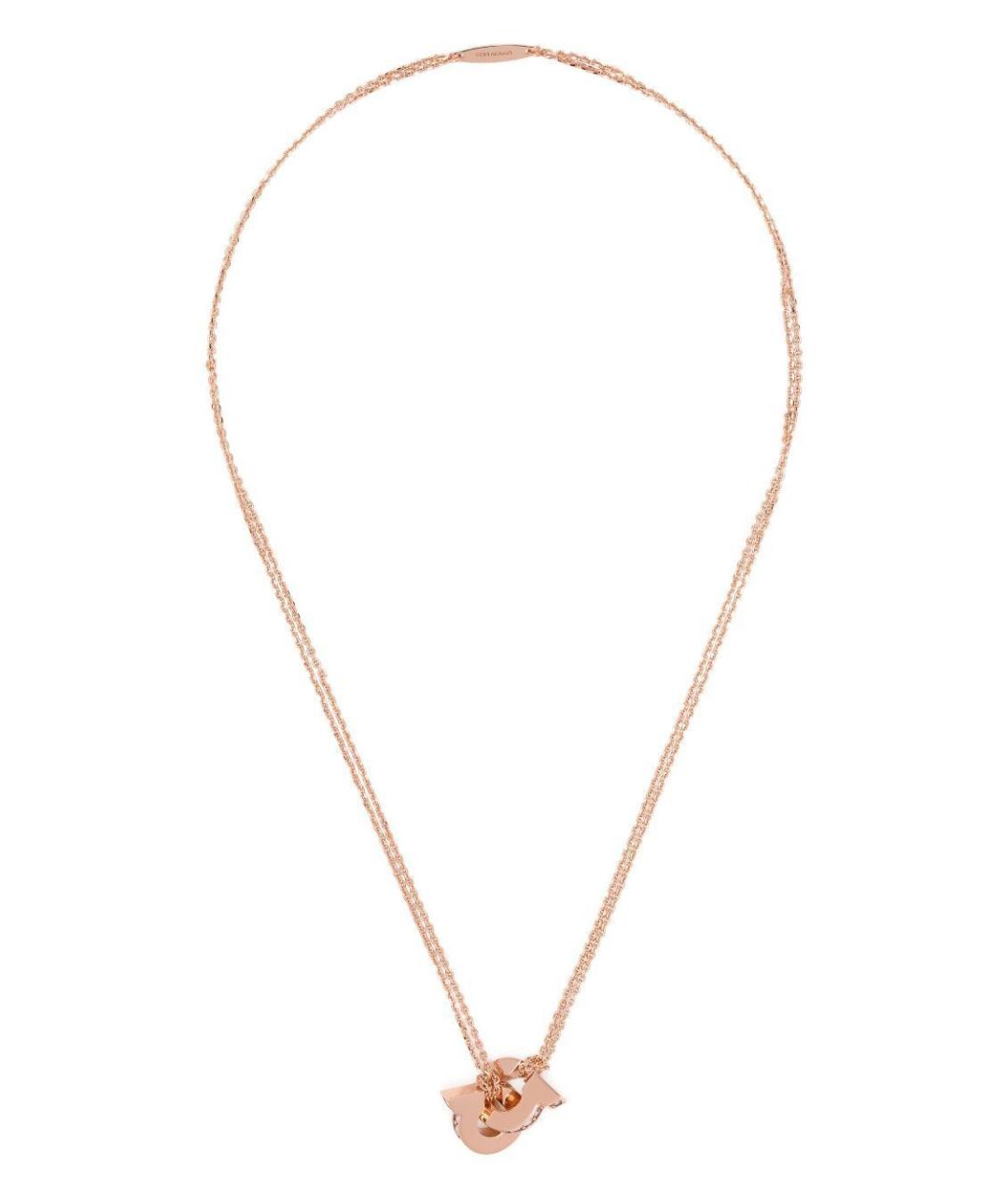 FERRAGAMO Золотая металлическая цепочка, фото 1