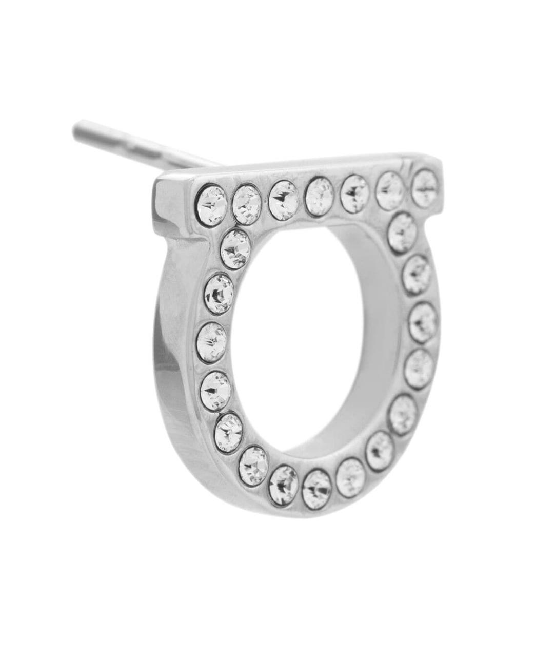 FERRAGAMO Серебряные металлические серьги, фото 3