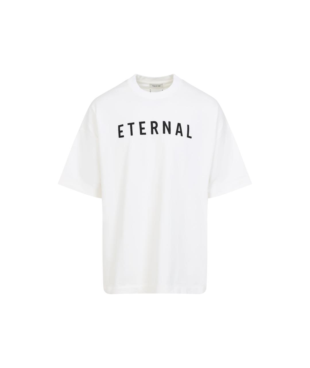 FEAR OF GOD Белая хлопковая футболка, фото 1