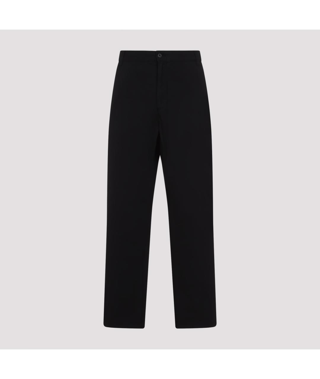 CARHARTT WIP Черные хлопковые повседневные брюки, фото 2