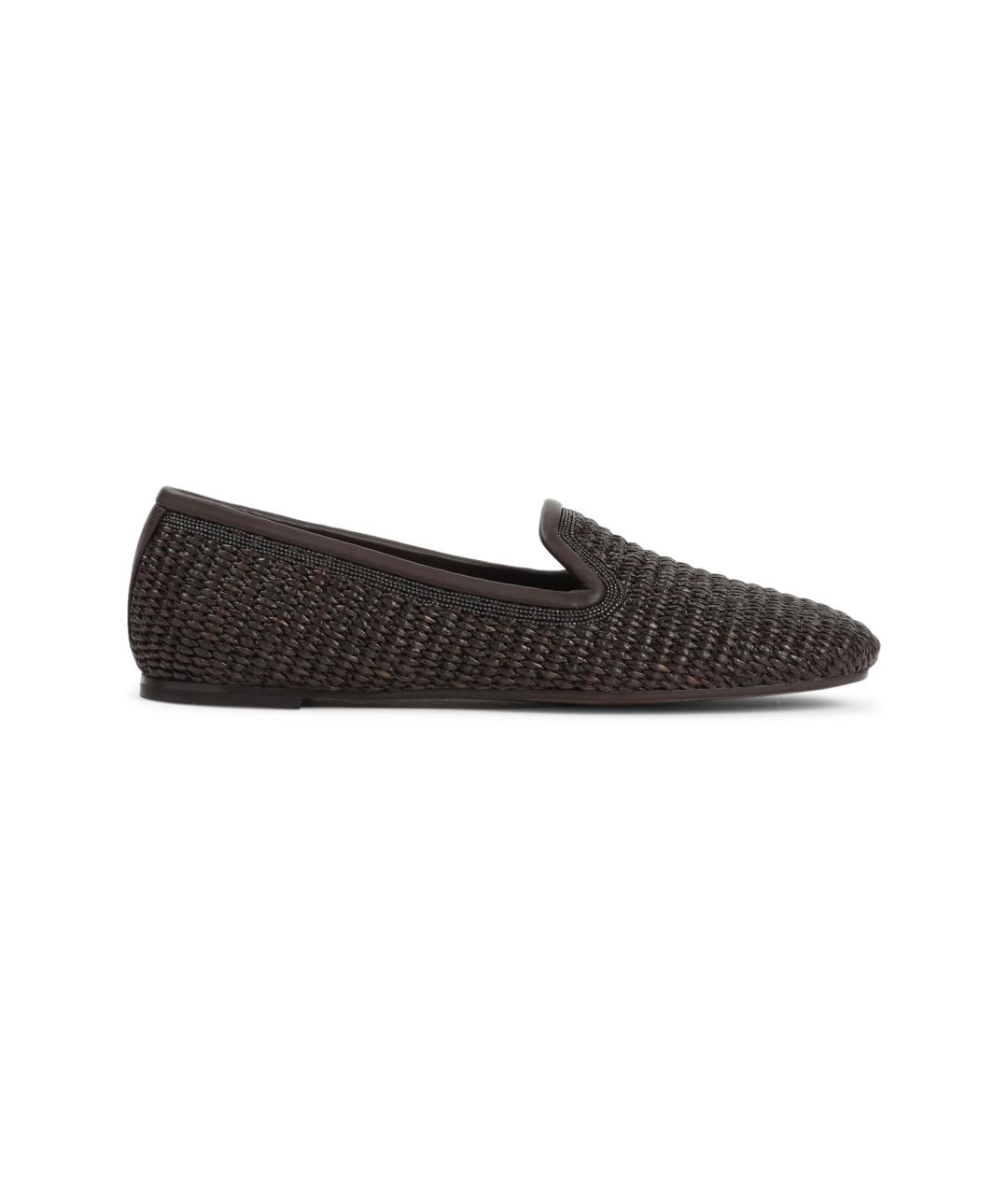 BRUNELLO CUCINELLI Коричневые лоферы, фото 1