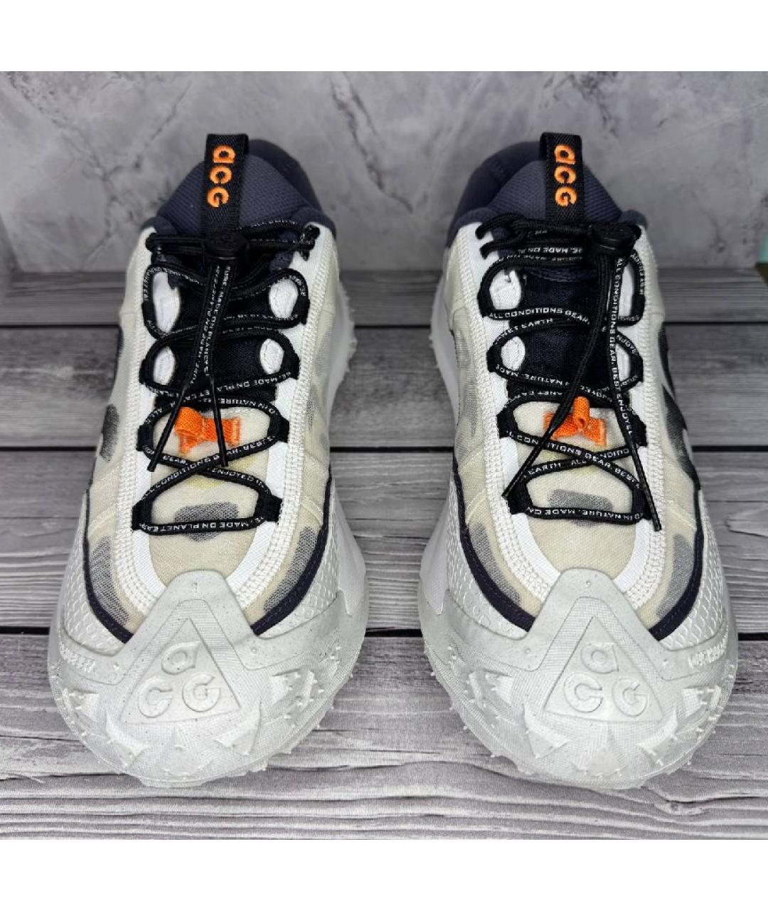 NIKE ACG Белые текстильные низкие кроссовки / кеды, фото 2