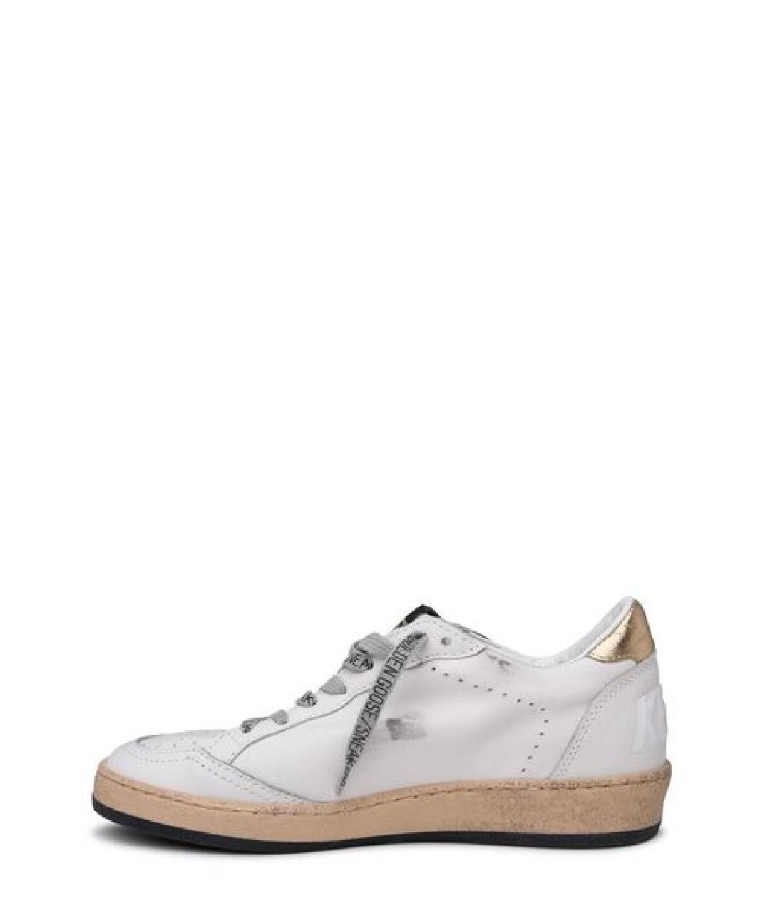 GOLDEN GOOSE DELUXE BRAND Белые кожаные кеды, фото 2
