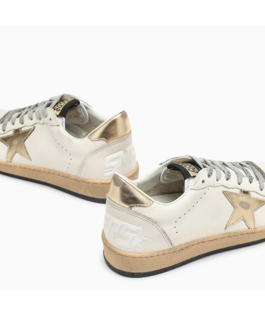 GOLDEN GOOSE DELUXE BRAND Белые кожаные кеды, фото 5