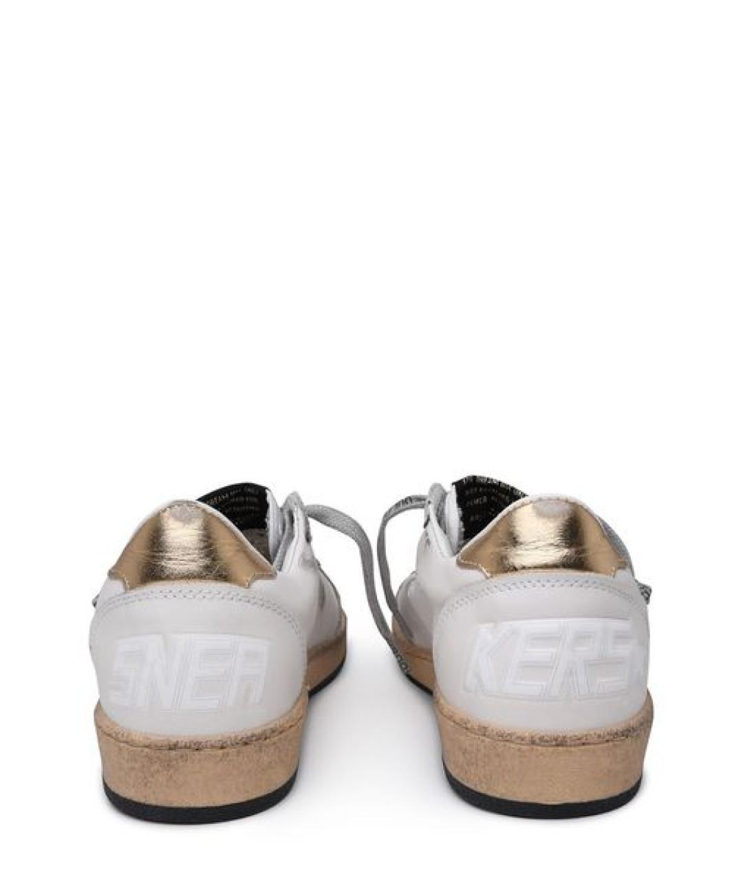 GOLDEN GOOSE DELUXE BRAND Белые кожаные кеды, фото 4