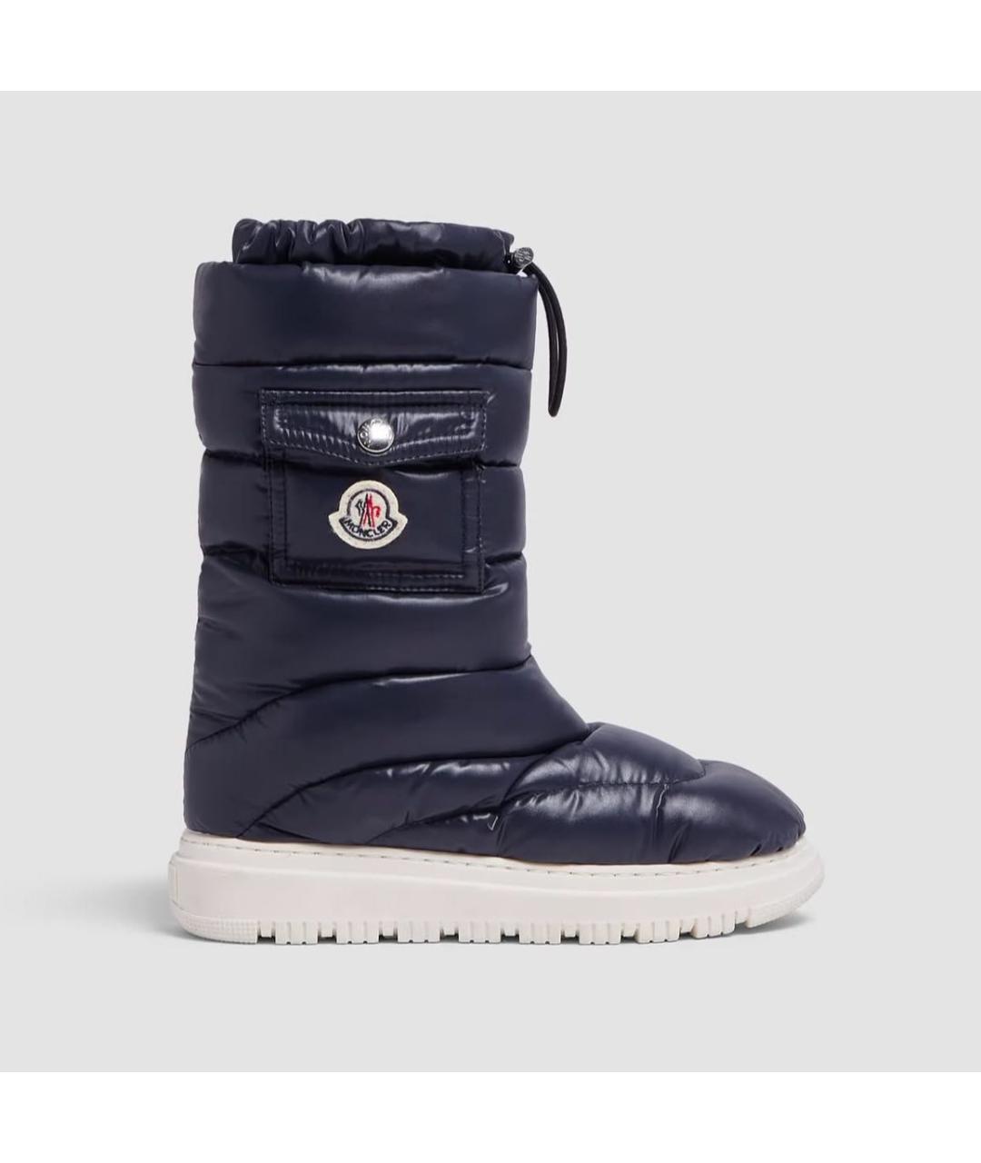 MONCLER Темно-синие сапоги, фото 7