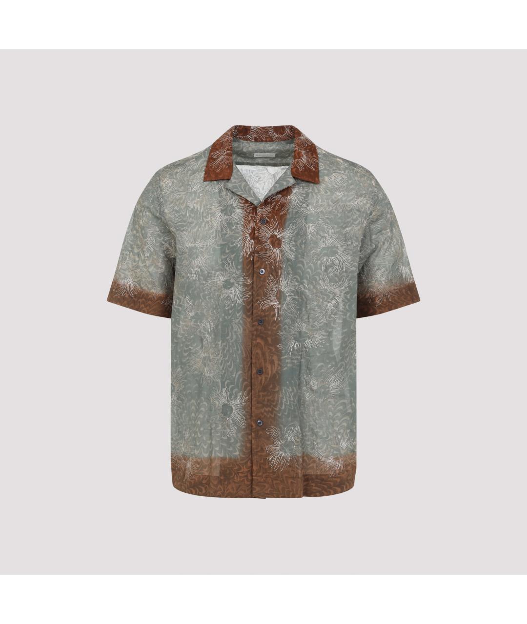 DRIES VAN NOTEN Мульти хлопковая кэжуал рубашка, фото 2