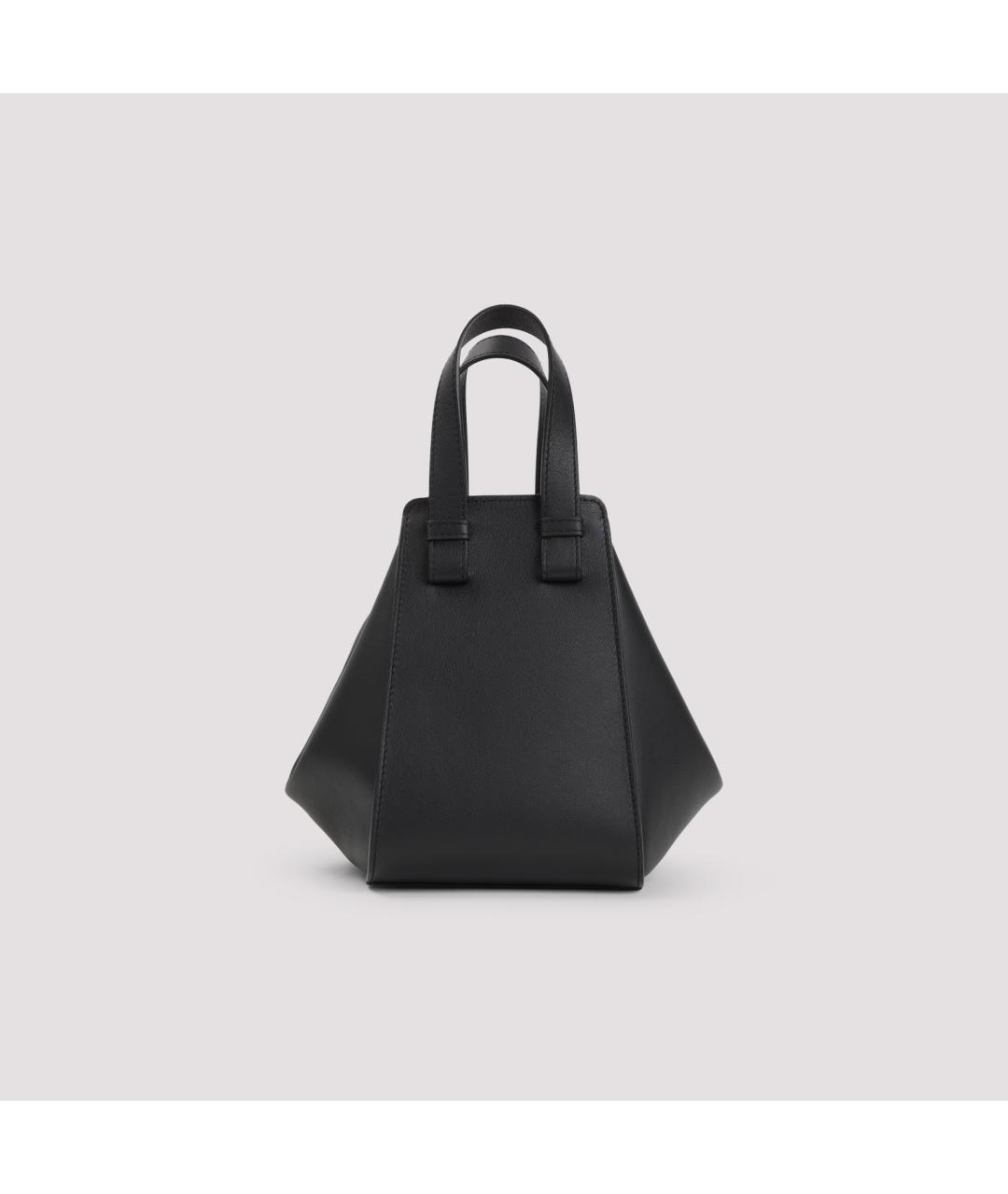 LOEWE Черная кожаная сумка тоут, фото 3