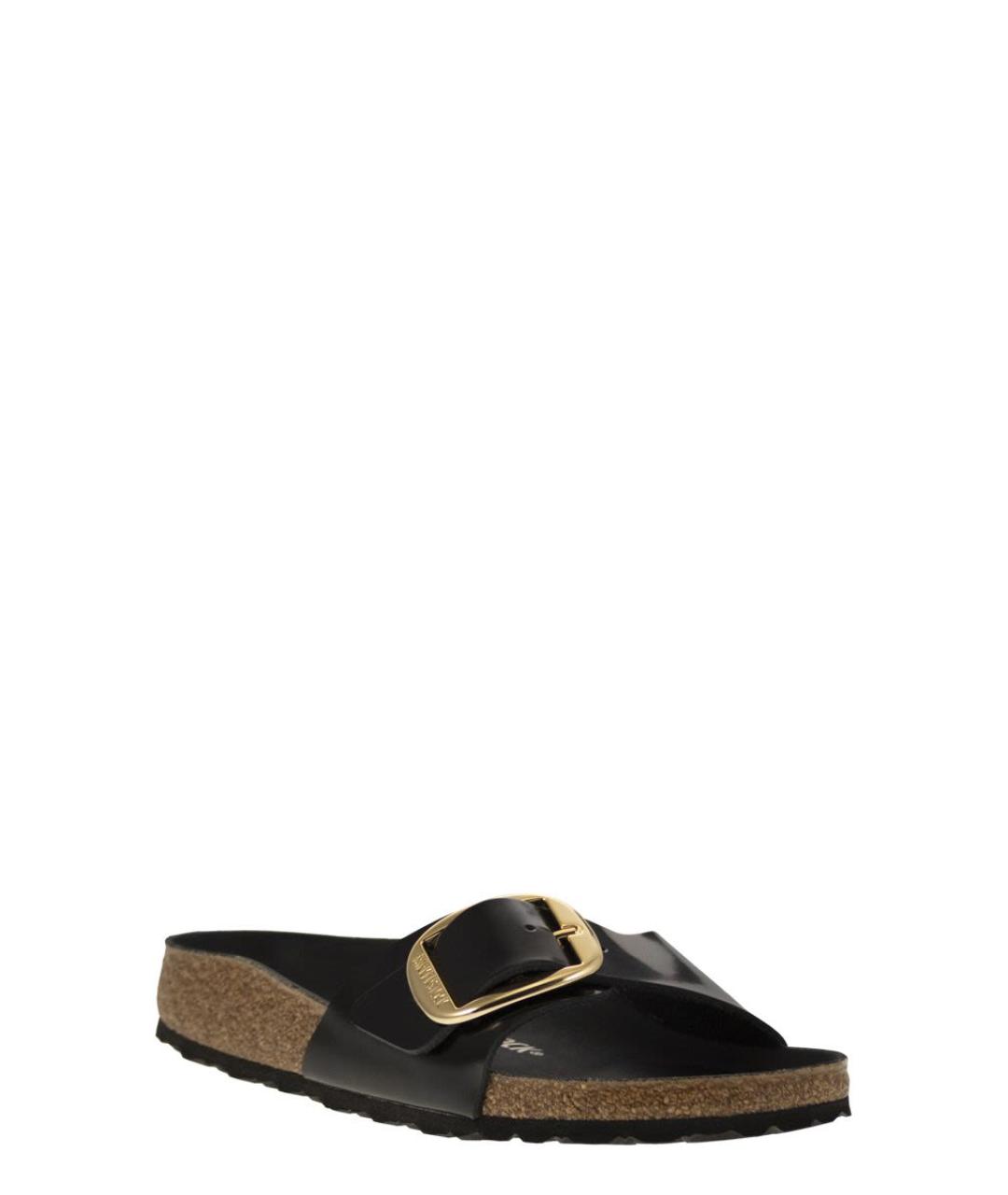 BIRKENSTOCK Черные кожаные сандалии, фото 2