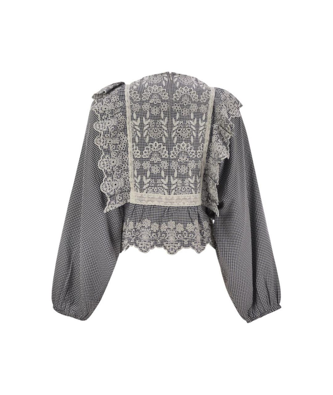 WEEKEND MAX MARA Синяя вискозная блузы, фото 2