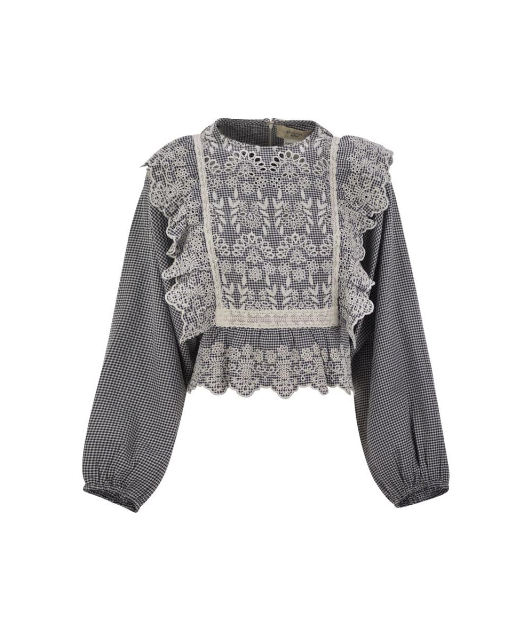 WEEKEND MAX MARA Синяя вискозная блузы, фото 1