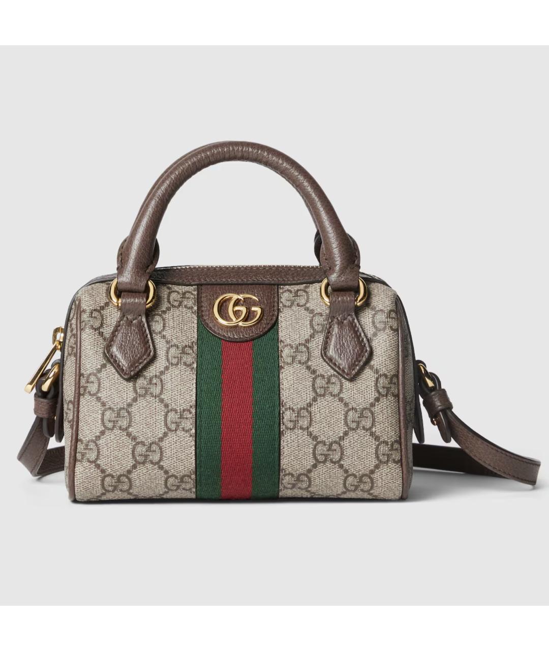 GUCCI Бежевая сумка с короткими ручками, фото 5