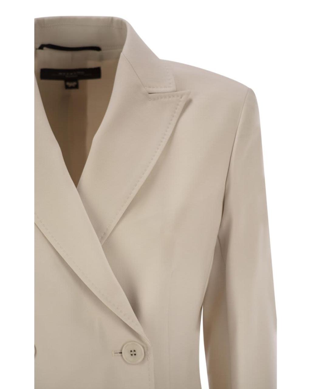 WEEKEND MAX MARA Бежевая шерстяная куртка, фото 4