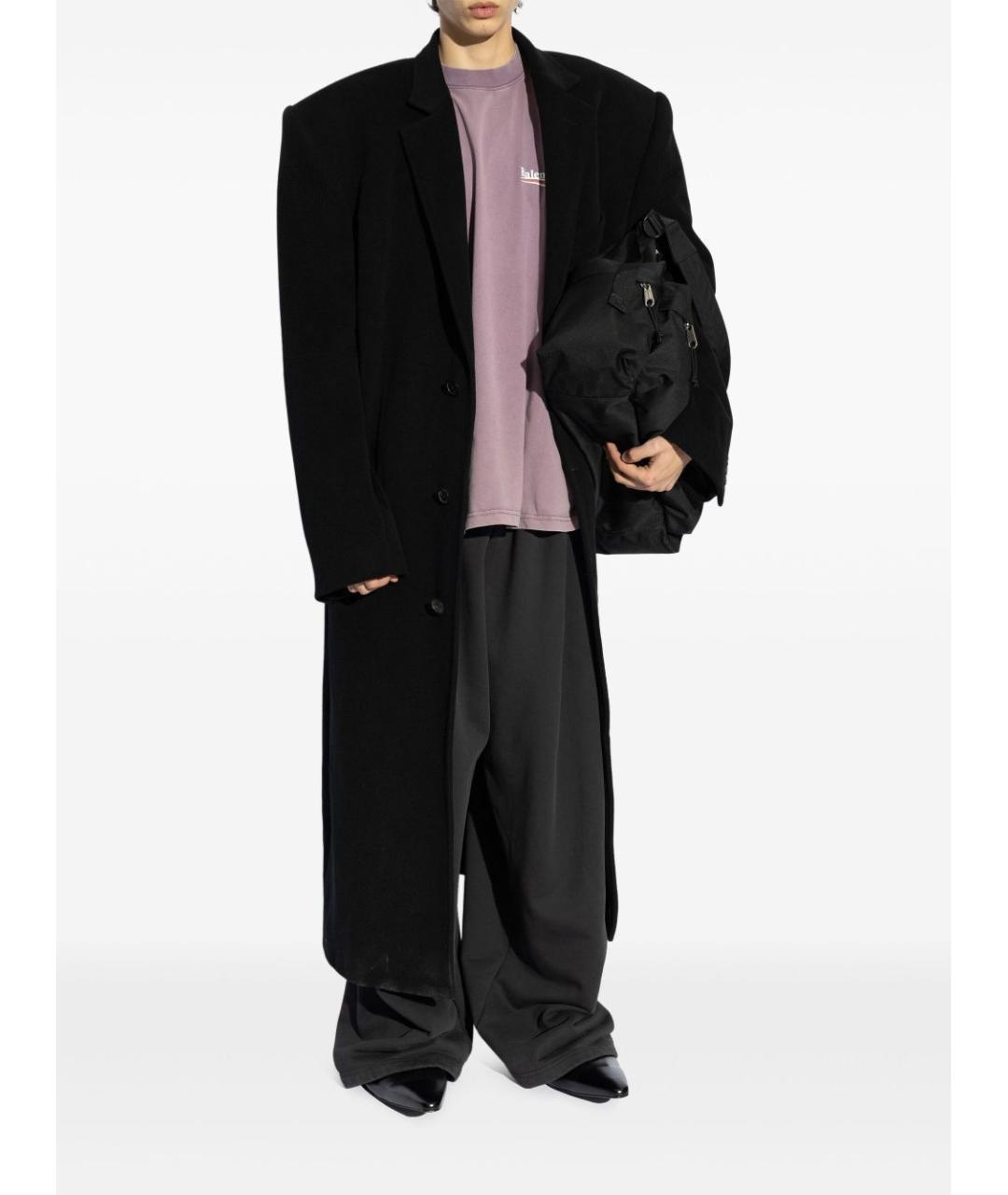 BALENCIAGA Розовая хлопковая футболка, фото 2