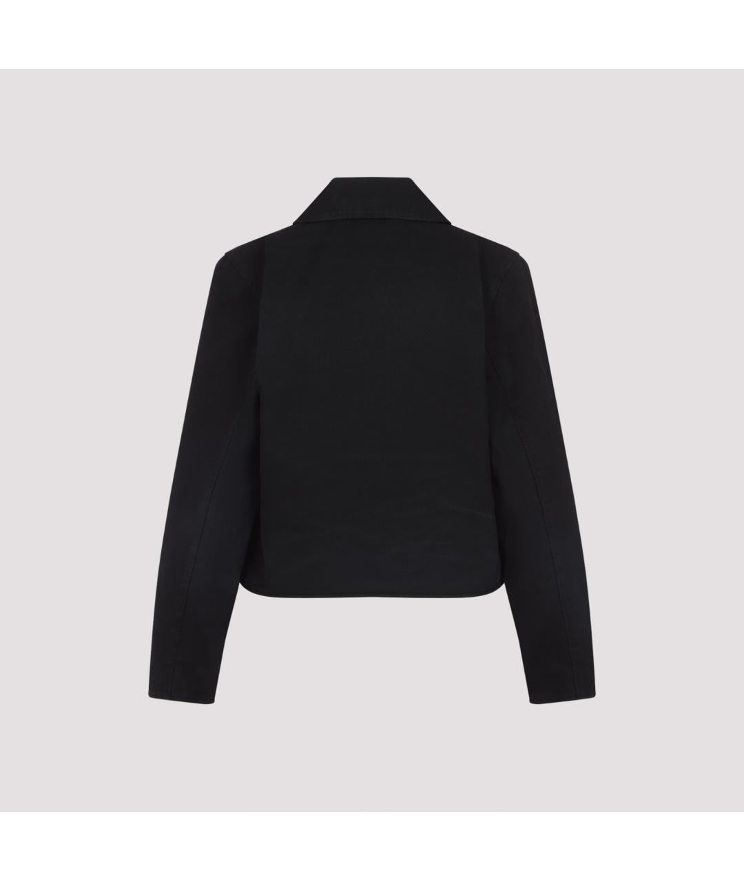 BALENCIAGA Черная хлопковая куртка, фото 3