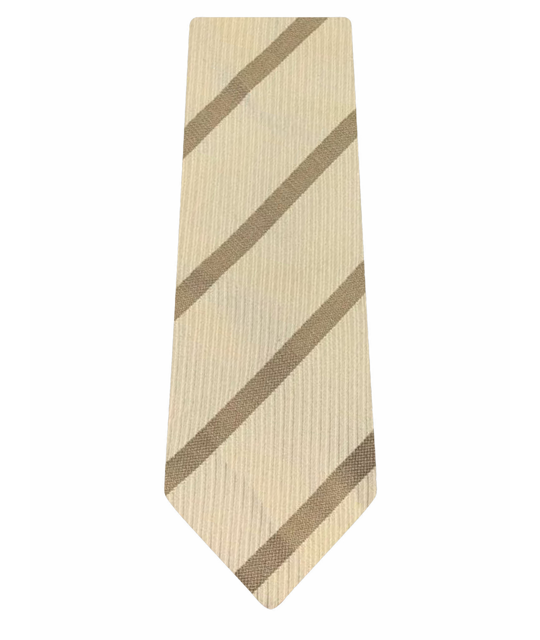 VALENTINO VINTAGE Бежевый шелковый галстук, фото 1