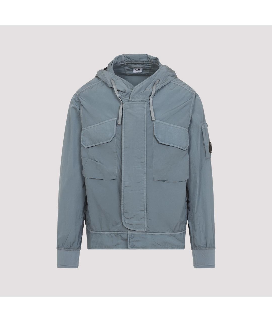 CP COMPANY Голубая полиамидовая куртка, фото 2