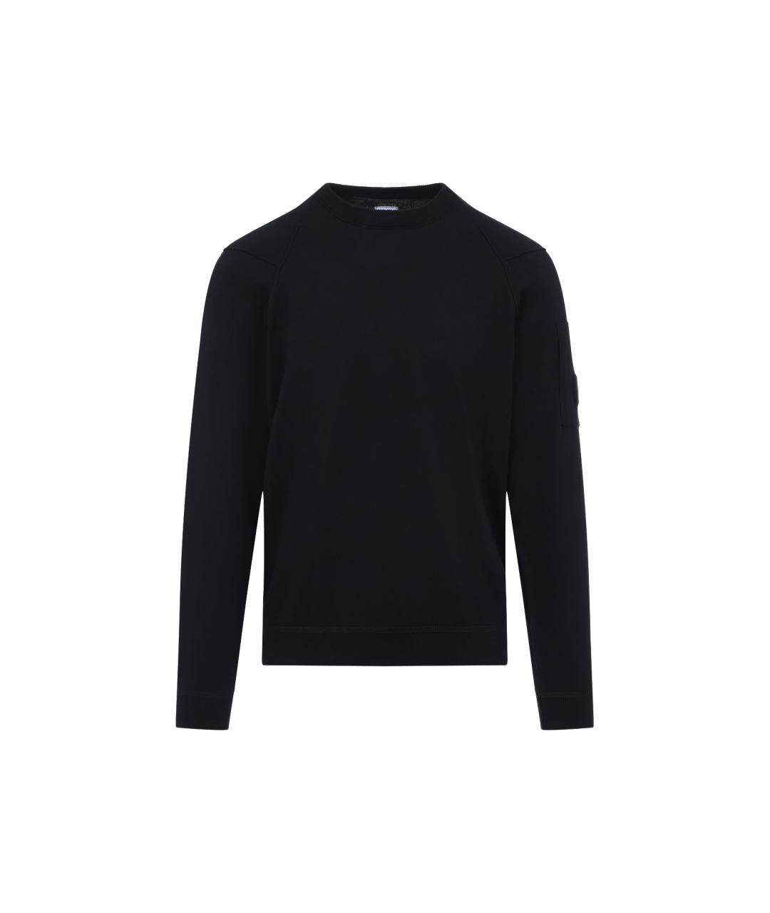 CP COMPANY Темно-синий хлопковый джемпер / свитер, фото 1