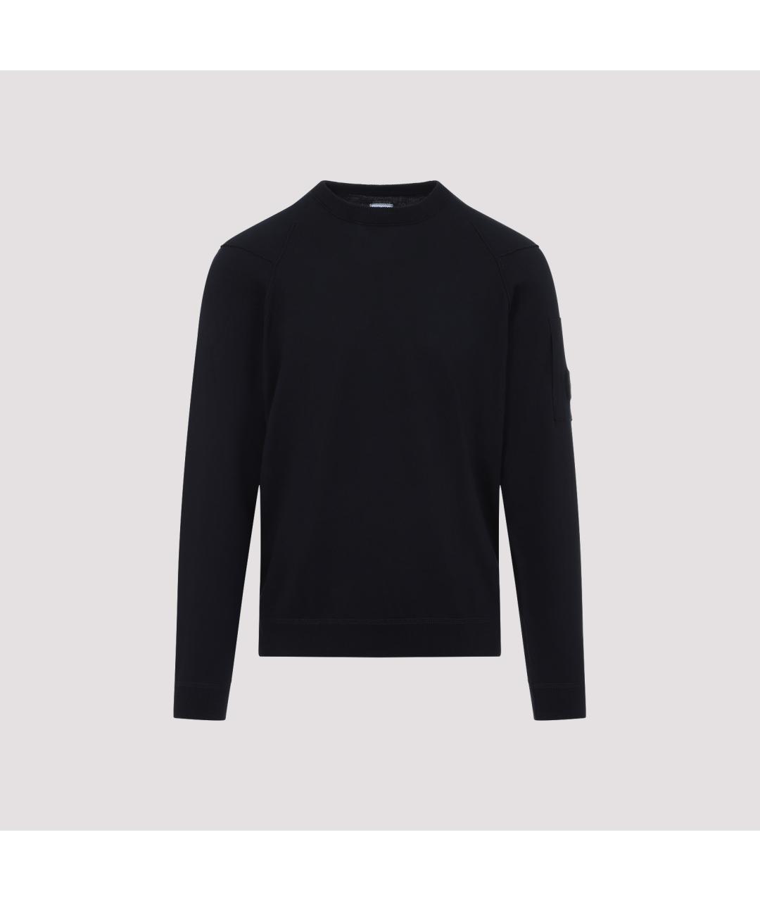 CP COMPANY Темно-синий хлопковый джемпер / свитер, фото 2