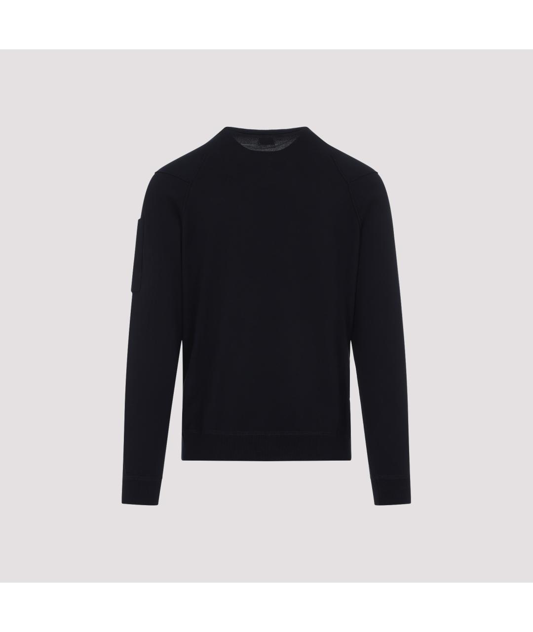 CP COMPANY Темно-синий хлопковый джемпер / свитер, фото 3