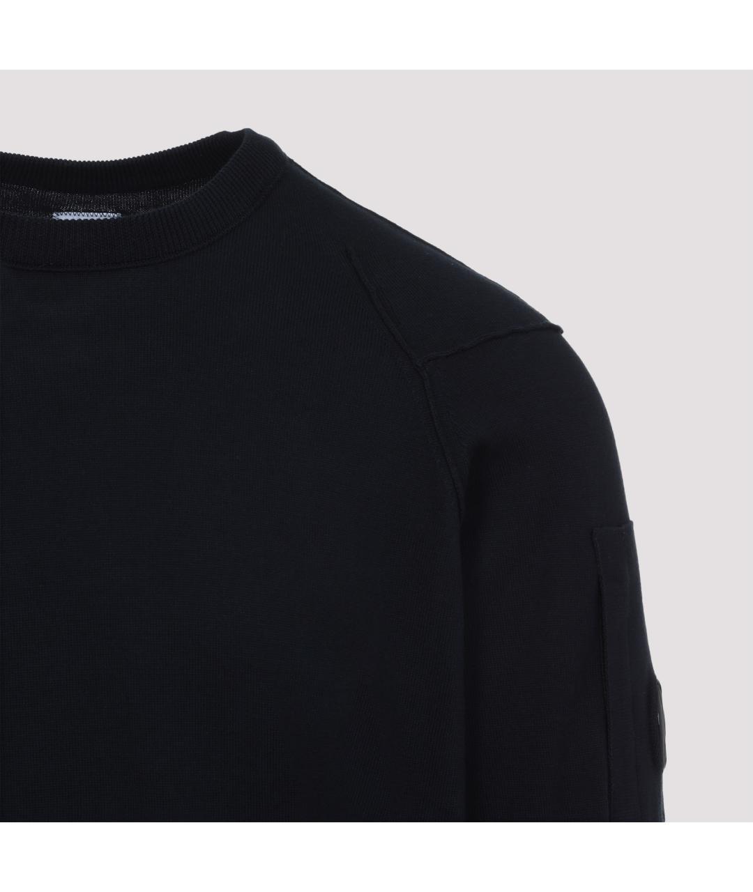 CP COMPANY Темно-синий хлопковый джемпер / свитер, фото 4