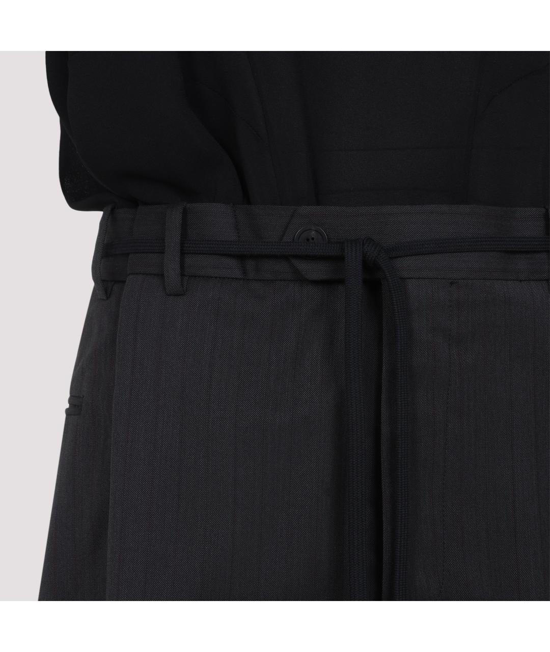BALENCIAGA Черное полиэстеровое повседневное платье, фото 5