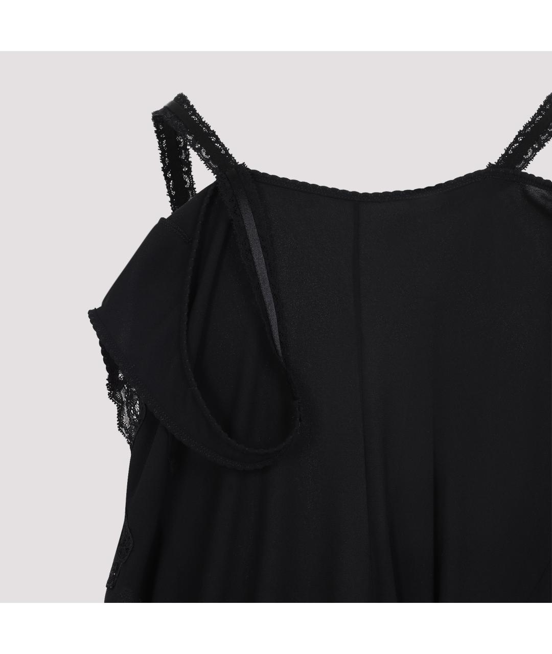 BALENCIAGA Черное полиэстеровое повседневное платье, фото 4