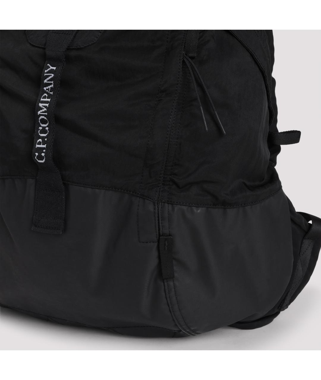 CP COMPANY Черный синтетический рюкзак, фото 4