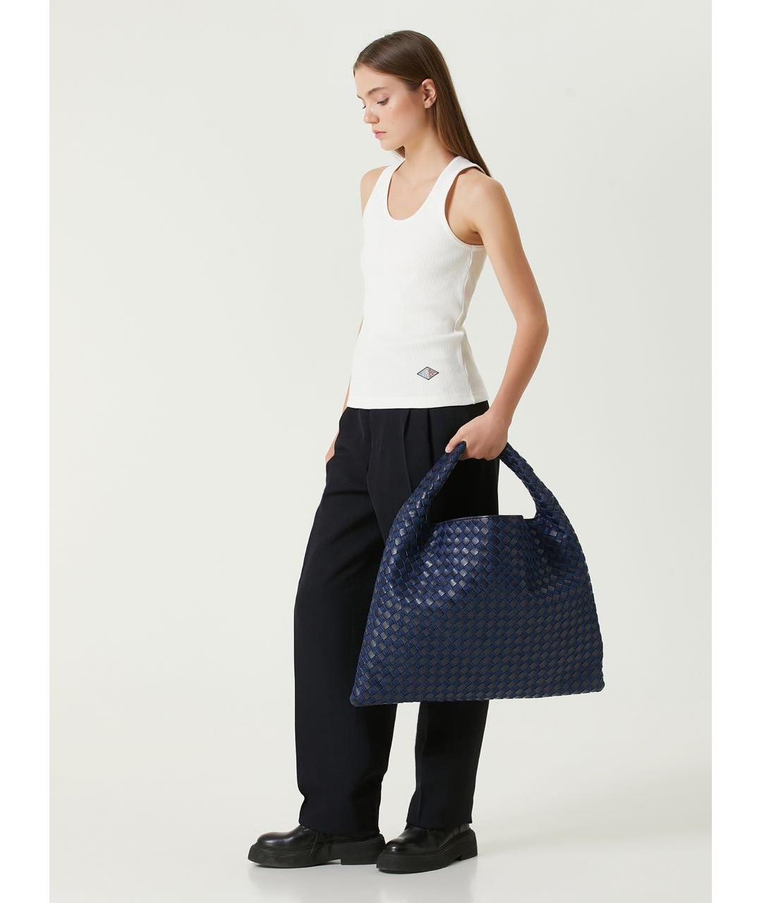 BOTTEGA VENETA Белая хлопковая майка, фото 8