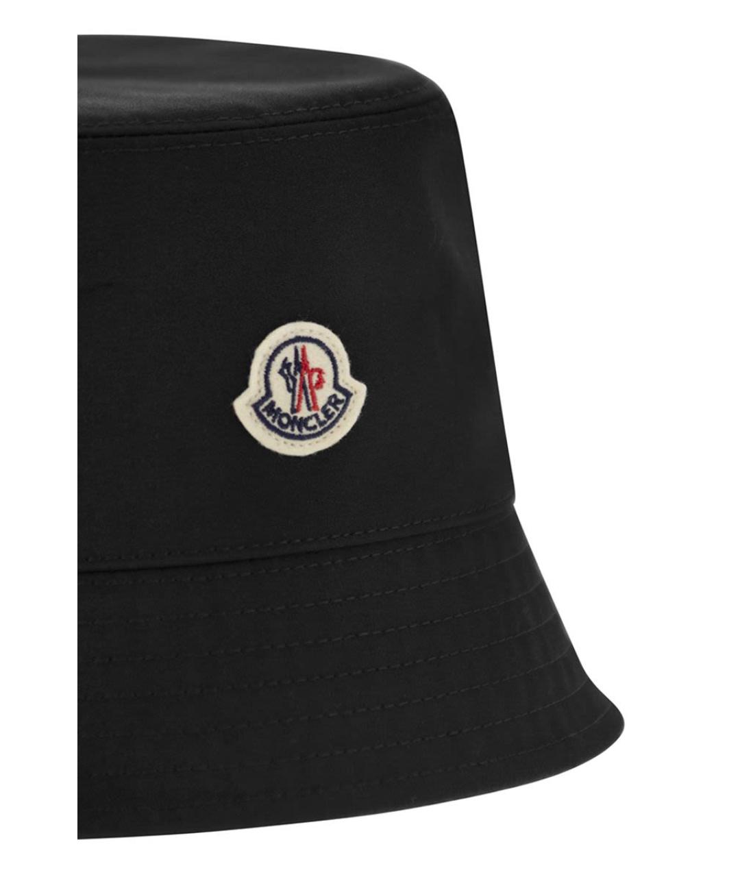 MONCLER Черная синтетическая панама, фото 4