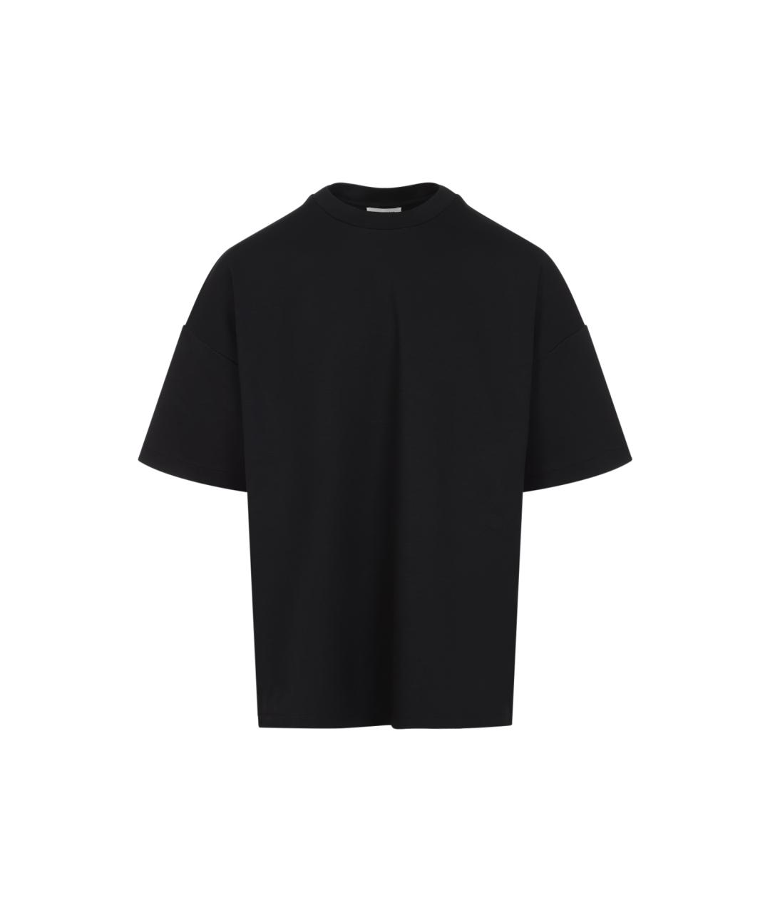 FEAR OF GOD Черная вискозная футболка, фото 1