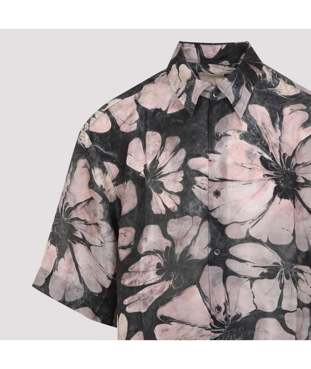 DRIES VAN NOTEN Мульти шелковая кэжуал рубашка, фото 4