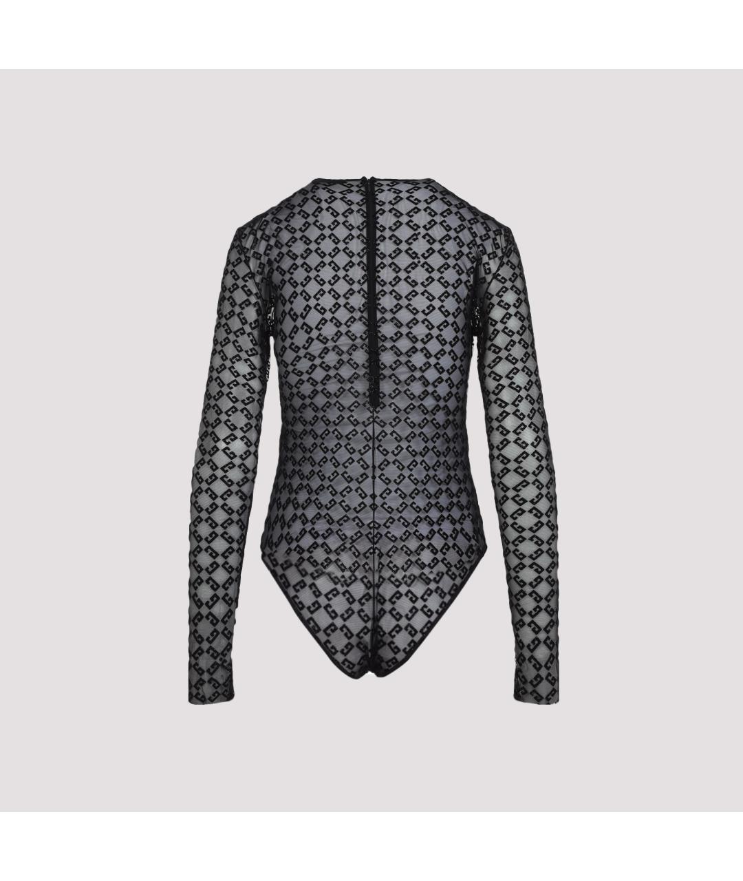 GIVENCHY Черное полиамидовое боди, фото 3