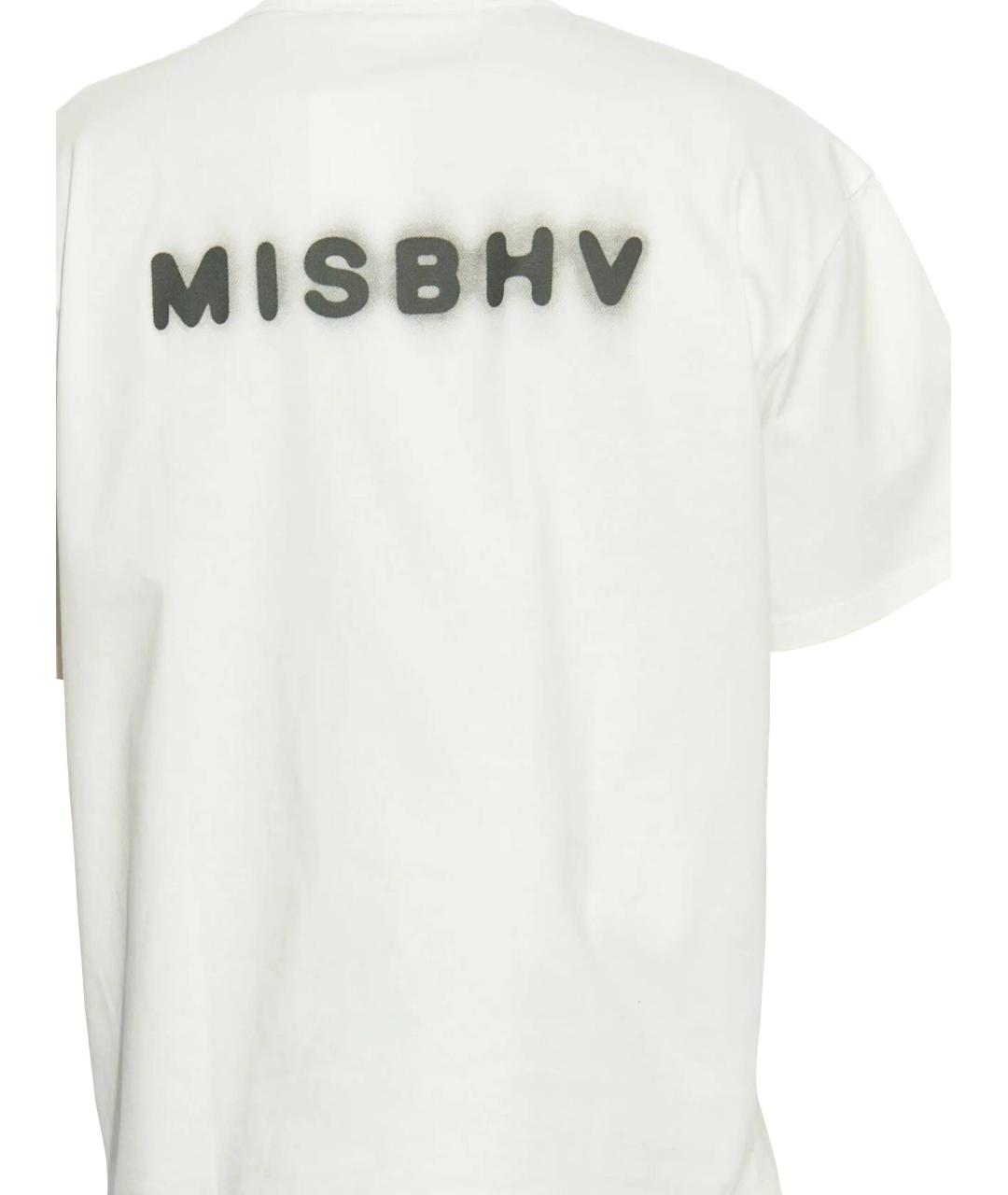 MISBHV Белая хлопковая футболка, фото 3